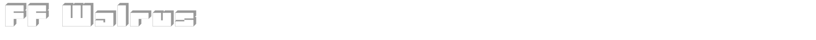 FF Walrus font preview